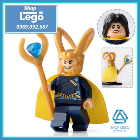 Xếp hình Thor Ragnarok - Amora - Jane Foster - Hulk - Loki Sakaarian Vonstagg - Grand Master Lego Minifigures Xinh X0165