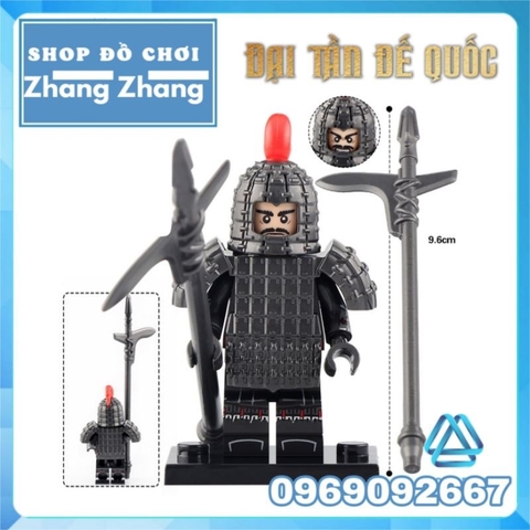 Xếp hình Đại quân Đại Tần của Tần Thủy Hoàng Xuân thu chiến quốc Lego Minifigures Koruit KT1088