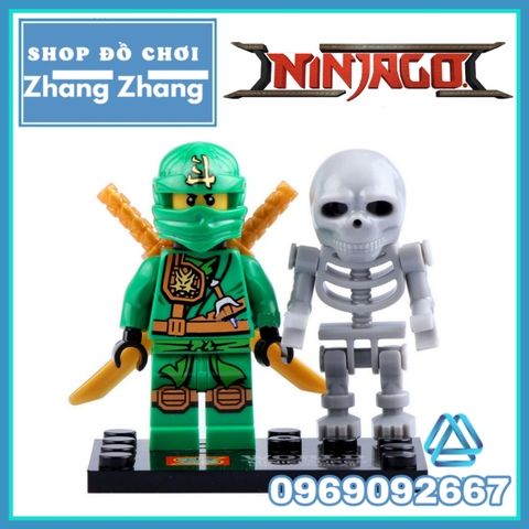 Đồ chơi Xếp hình Ninjago KAI - JAY - COLE - ZANE - Lloyd - WU - NYA - Morro Minifigures SY282