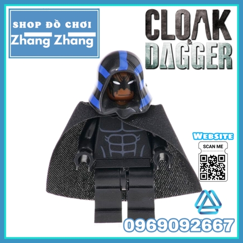 Xếp hình Cloak & Dagger
- Tyrone Johnson Siêu anh hùng Lego Minifigures Kopf KF573 KF6046