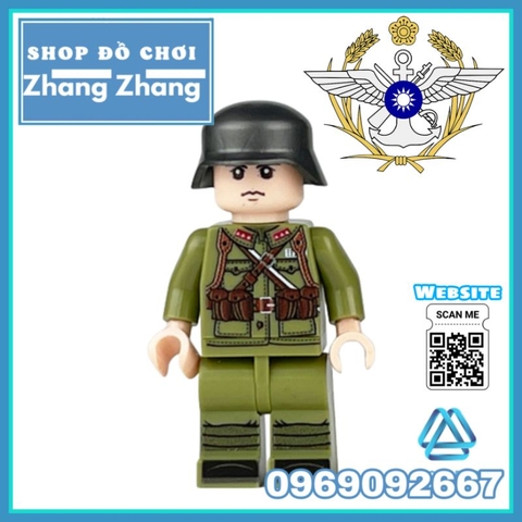 Đồ chơi xếp hình lính Quốc dân Trung Hoa trong Thế Chiến II Minifigures M8042