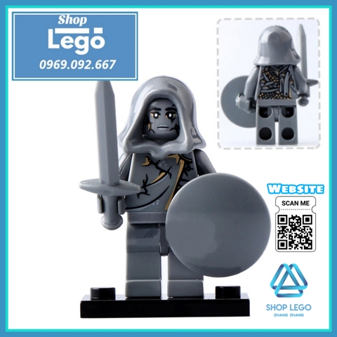 Xếp hình Cướp biển vùng Caribe Jack Sparrow - Carina - Salazar - Henry Lego Minifigures Pogo PG8048