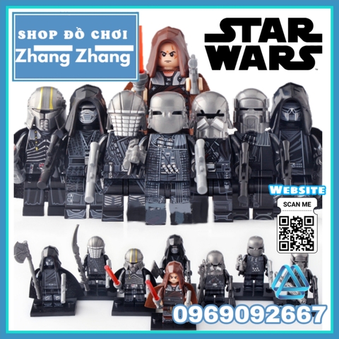 Xếp hình Knights of Ren & Starkiller Ushar - Trudgen - Ap’lek - Cardo- Kuruk - Vicrul Lego Minifigures WM6089