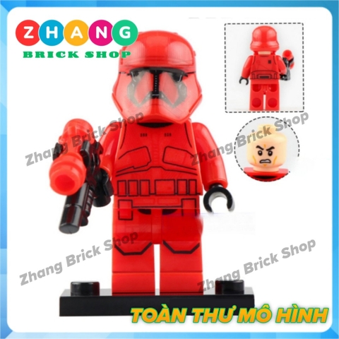 Xếp hình Star Wars Mandalorian and Rise of Skywalker Dameron Mando Sith Trooper Cara Dune Raider Lego Minifigures G0001