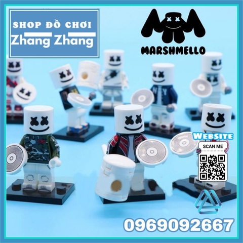 Đồ chơi xếp hình mô phỏng DJ Marshmallow mô hình Minifigures WM6064