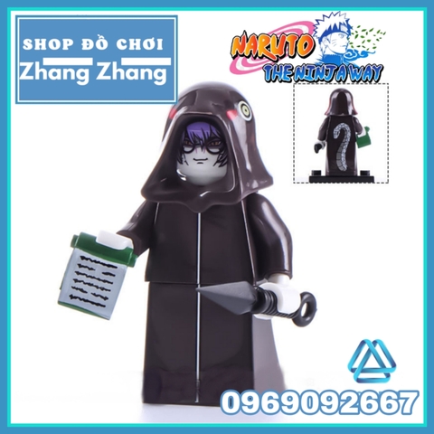 Xếp hình Naruto - Minato - Orochimaru - Yakushi Kabuto - Senju Tobirama - Hashirama - Killer Bee Lego Minifigures WM6108