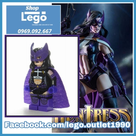 Xếp hình Huntress Nữ siêu anh hùng DC Comics Lego Minifigures WM Wm6027 wm538