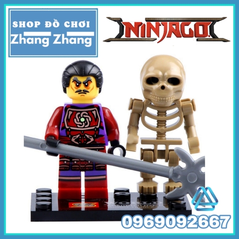Đồ chơi Xếp hình Ninjago KAI - JAY - COLE - ZANE - Lloyd - WU - NYA - Morro Minifigures SY282