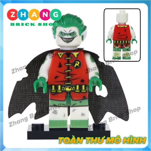 Xếp hình Dare Devil Deadshot Harley Quinn Robin Spider man Wonder Woman Joker Lego Minifigures POGO pg8196