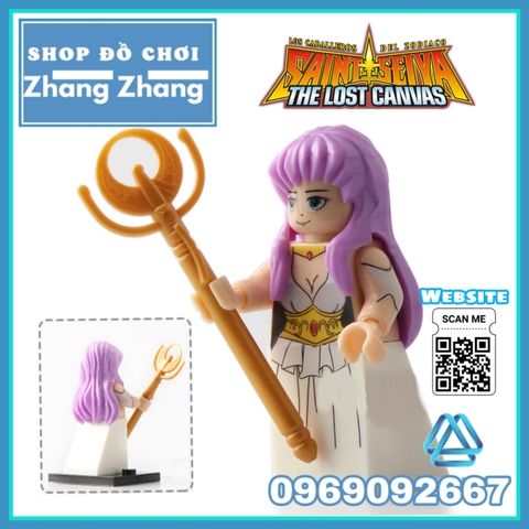 Xếp hình Athena - Pegasus - Cygnus Hyoga - Shiryu - Ikki trong Saint Seiya Lego Minifigures POGO PG8128