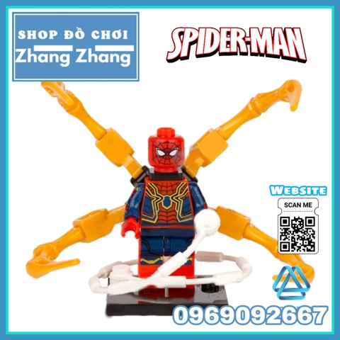 Xếp hình Người nhện Spider Man Iron man Avengers Endgame Siêu anh hùng Marvel Lego Minifigures Eagle Eg110