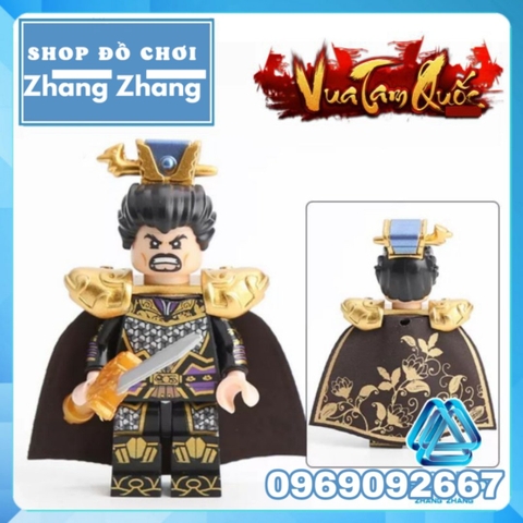 Xếp hình 12 nhân vật Tam Quốc Tào Tháo Quan Vũ Trương Phi Triệu Tử Long Lữ Bố Khổng Minh Lego Minifigures Decool 2030