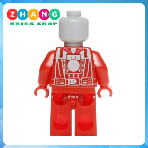 Xếp hình Star Wars Prototype Red Darth Vader Helmet Lego Minifigures WM297