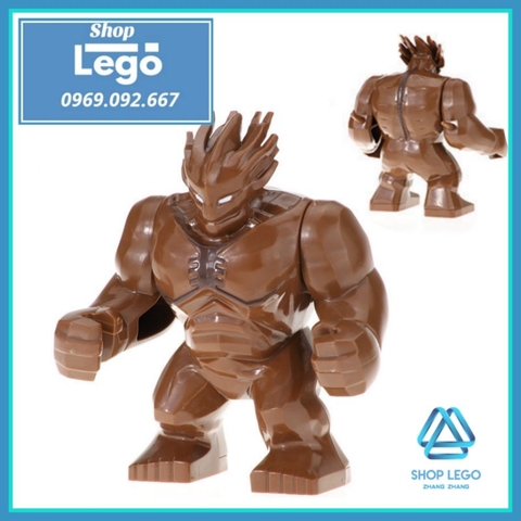 Xếp hình người cây Groot Comics trong Guardians of the Galaxy Vệ binh dải ngân hà Lego Minifigures Kopf KF1000