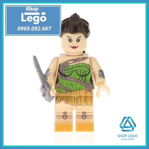 Xếp hình Siêu anh hùng Huntress, Citizen, Red Hood Lego Minifigures POGO PG8123