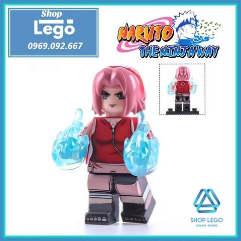 Xếp hình Uzumaki Naruto - Hyuga Hinata - Zabuza - Haku - Haruno Sakura - Tsunade - Jiraiya Lego Minifigures WM6107