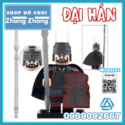 Đồ chơi xếp hình Hán Sở tranh hùng - Lưu Bang đại chiến Hạng Vũ Minifigures Koruit KT1092