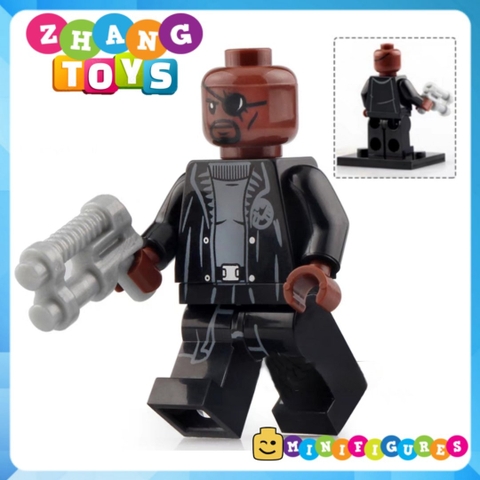 Xếp hình Lego Spider-Man Far From Home Mysterio Peter Parker Nick Fury Happy Hogan Hydro Man Lego Minifigures Xinh X0249