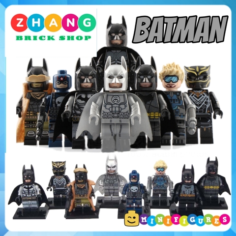 Xếp hình Tony Stark - Black Panther
- Batman - Akham - Punisher Siêu anh hùng Lego Minifigures Lele D011 018