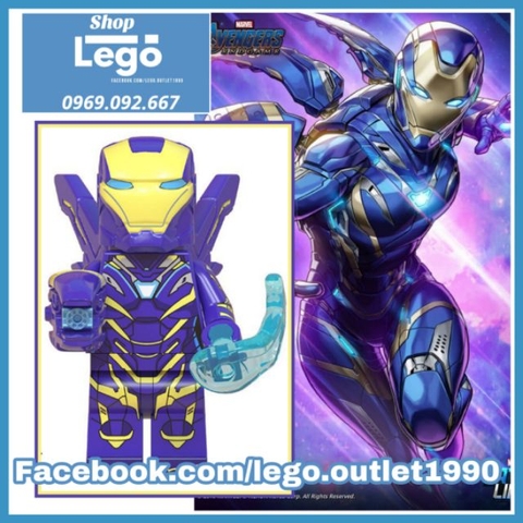 Xếp hình Pepper - The Avengers Endgame Lego Minifigures Koruit Wm704