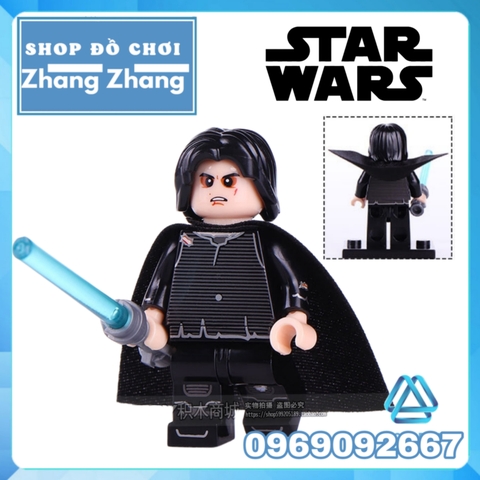 Xếp hình Star Wars C-3PO  - Ben Skywalker - Tarfful - Han Solo - Paz Vizla - Palpatine - Obi-wan Lego Minifigures WM6091