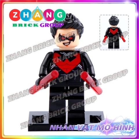 Xếp hình Loki - Robin - Wolverine - shazam - Flash - Nightwing - Venom - Deadpool DC Lego Minifigures Xinh X010 - 018