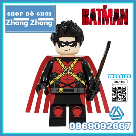 Xếp hình Batman Godspeed Ironman Mk50 MK85 Red Robin Superman Mới nhất 2020 Lego Minifigures Kopf KF6115