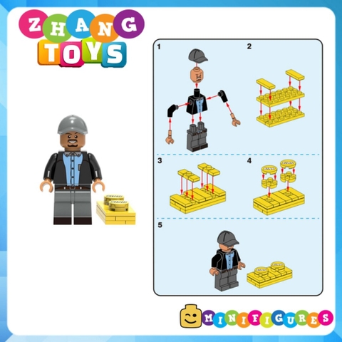 Xếp hình Ant Man & The Wasp Người kiến Luis - Hank Pym - Janet Van Dyne - Goliath Lego Minifigures Xinh X0224