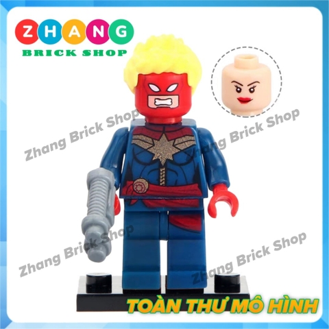 Đồ chơi xếp hình Captain America Black Panther Winter Soldier Hyperion Ms Marvel Deadshot Minifigures POGO PG8003