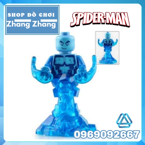 Xếp hình Lego Spider-Man Far From Home Mysterio Peter Parker Nick Fury Happy Hogan Hydro Man Lego Minifigures Xinh X0249