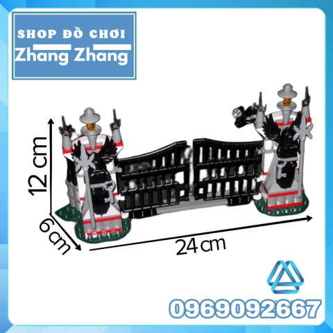 [1619 hình] Xếp hình nhà thương điên Arkham - The Arkham Asylum Breakout Lego Minifigures Decool 7124 Lepin 07044