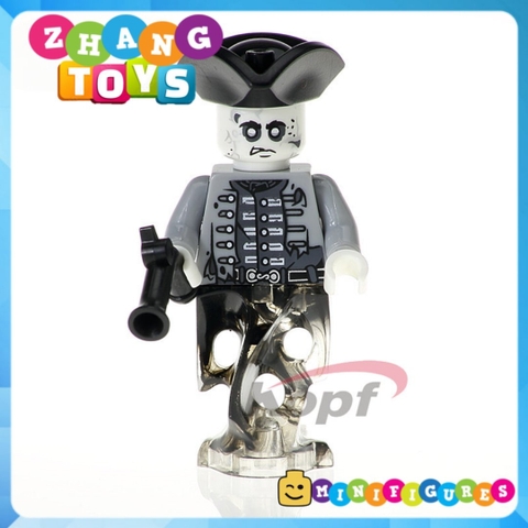 Xếp hình Pirates of the Caribbean Jack Sparrow - Carina - Barbossa - Henry - Scurm - Gibbs Lego Minifigures Xinh X0160