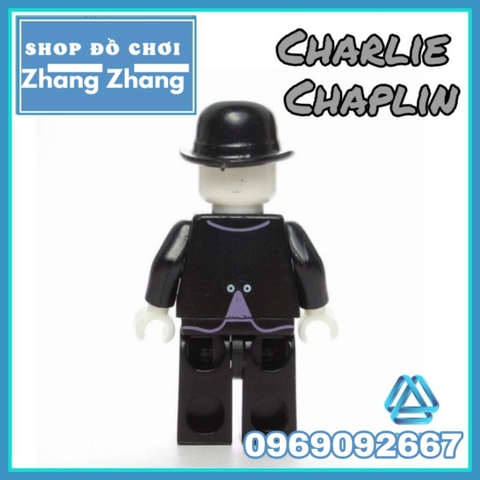 Xếp hình vua hề Charlie Chaplin nổi tiếng thế giới dành cho người hoài cổ Lego Minifigures WM201