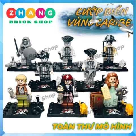 Xếp hình Pirates of the Caribbean: Salazar’s Revenge và Jack Sparrow Lego Minifigures KSZ719