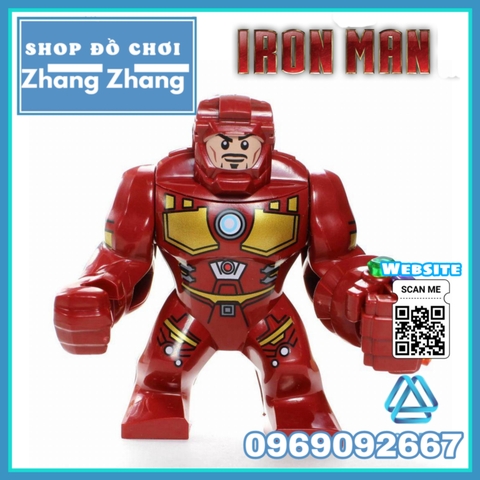 Xếp hình Người sắt Iron Man găng vô cực (6 đá) BigFigures Lego Minifigures PRCK GD208