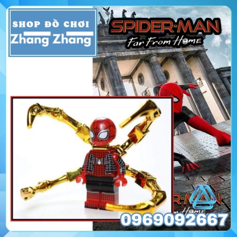 Xếp hình người nhện Spider-Man Far From home Lego Minifigures Kopf KF6090 KF1163