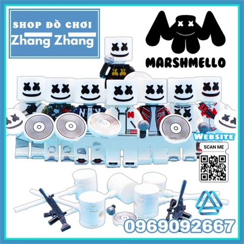 Đồ chơi xếp hình mô phỏng DJ Marshmallow mô hình Minifigures WM6064