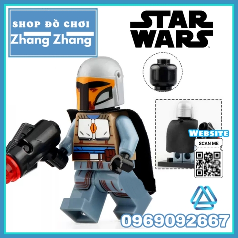 Xếp hình Star Wars Rey
 - Boba Fett
 - Ben Kenobi 
 - Jango Fett
 - Mandalorian Warrior Lego Minifigures G G0102