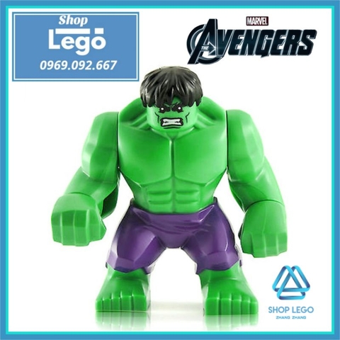 Xếp hình Người khổng lồ xanh phi thường Hulk trong Avengers Lego Minifigures EG18004