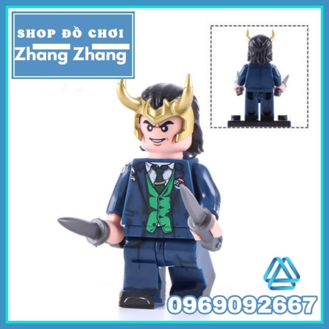 Xếp hình tuyển tập Loki Avengers trong TVA và Ragnarok mới nhất 2021 Lego Minifigures WM6118