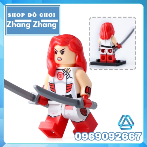 Xếp hình Ms Marvel Iron Man Vision Luke Cage Red Widow Black Tom Cassidy Jessica Jones Whiplash Lego Xinh X0173