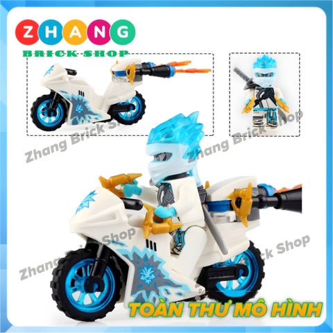 Xếp hình Ninjago Jay - Zane - Kai - Lloyd - Nya - Cole - Ice Emperor - General Vex Lego Minifigures PRCK 61015