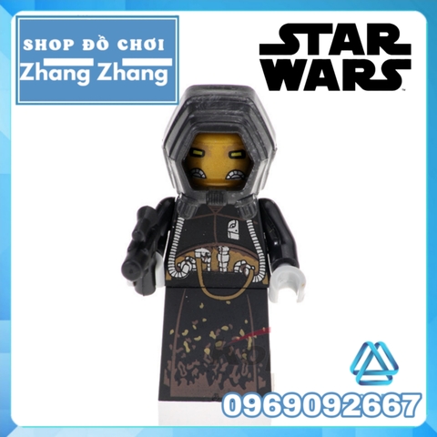 Đồ chơi Xếp hình Star Wars Rebolt Rako Hardeen - Rose Lando Calrissian - Poe Dameron IG-88 Minifigures POGO PG8142