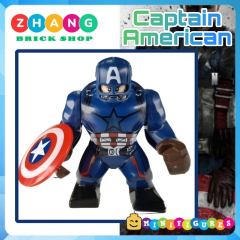Xếp hình Siêu anh hùng Marvel Loki, Thor, Captain America Lego Minifigures POGO PG8258