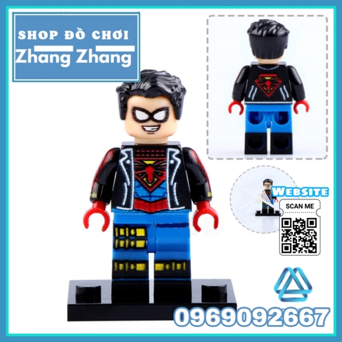 Xếp hình Captain America - Super Adaptoid - SpiderBoy - She Hulk - Hammer - Coulson Marvel Lego Minifigures Xinh X0151