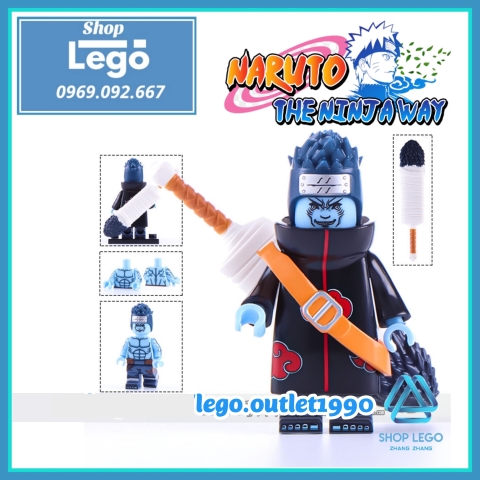 Xếp hình Yahiko Konan Nagato - Uchiha Itachi - Zetsu - Uchia Madara- Deidara - Hoshigaki Kisame Lego Minifigures WM6106