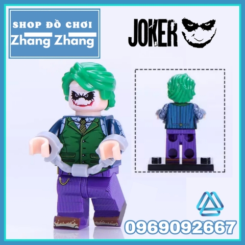 Xếp hình Batman Joker và Harley Quinn trong thành phố gotham Lego Minifigures WM6080