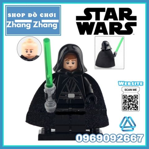 Xếp hình Mô hình Ahsoka  - Dark Trooper - Mandalorian - Moff - Boba Fett - Luke Skywalker - Jawa Lego Minifigures WM6121