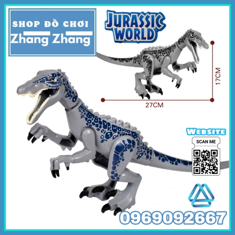 [28cm] Xếp hình Heavy Claw Dragon Công viên khủng long Jura Jurassic park Lego Minifigures MG1052 KF821