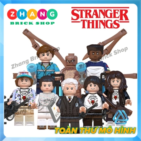 Đồ chơi xếp hình Stranger Things cậu bé mất tích Mike Dustin - Eddie  - Eleven - Max Lucas - Vecna Minifigures LG1007